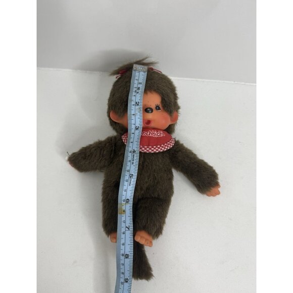 Sekiguchi Japan Monchhichi 251094 Premium Standard S Brown Girl Plush Doll 8" - Picture 4 of 4
